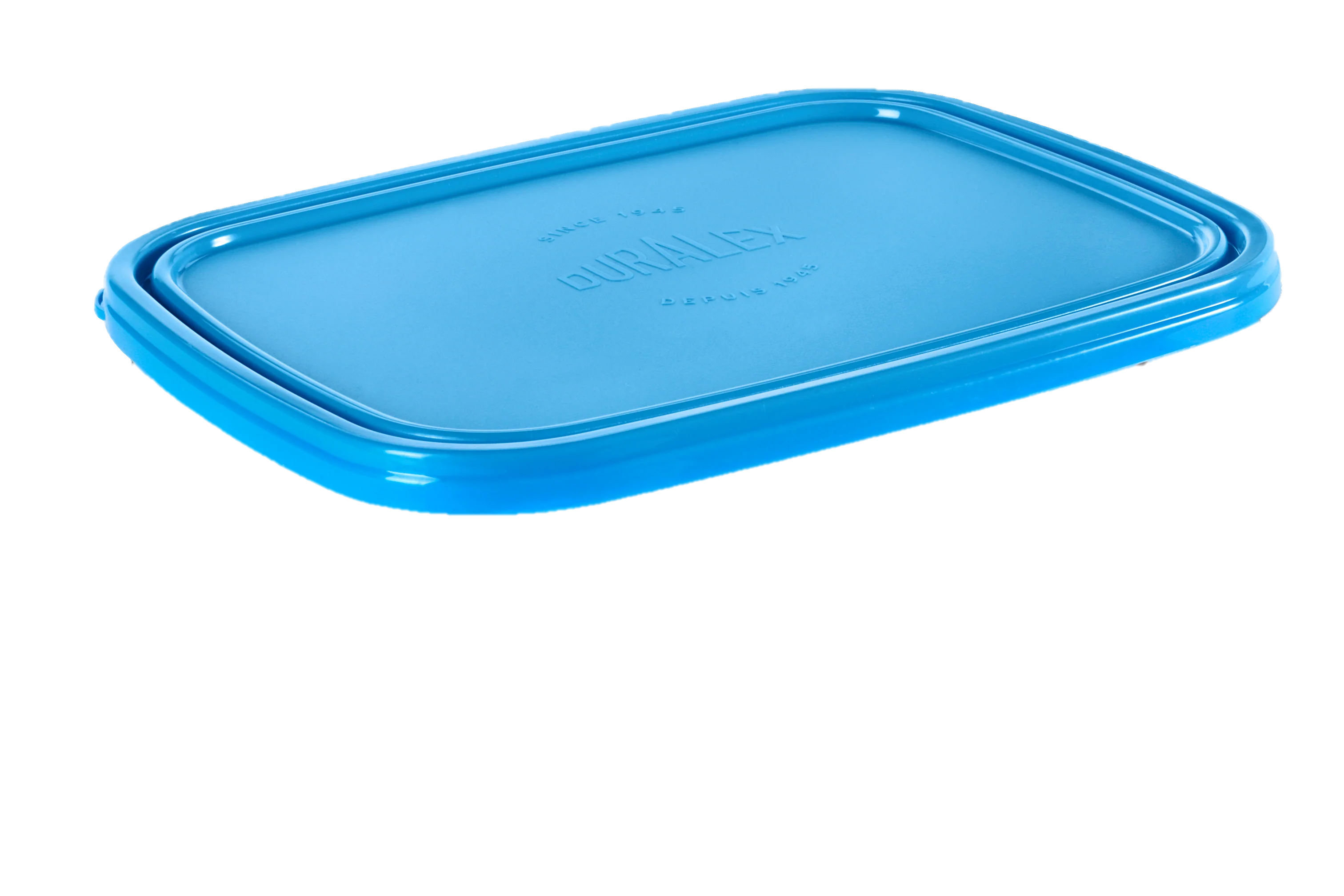 Freshbox - Couvercle Bleu rectangulaire - 21cm