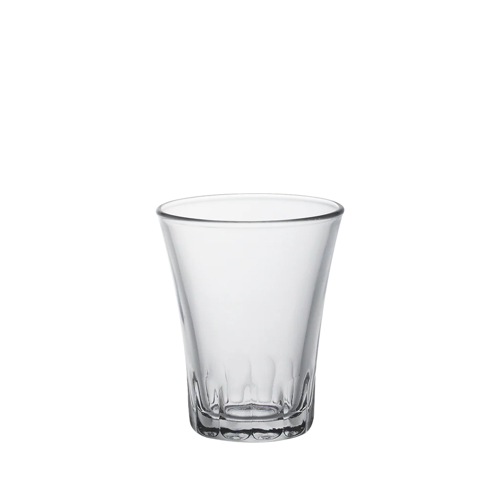 AMALFI - Tasse en verre transparent 7 cl (Lot de 4)