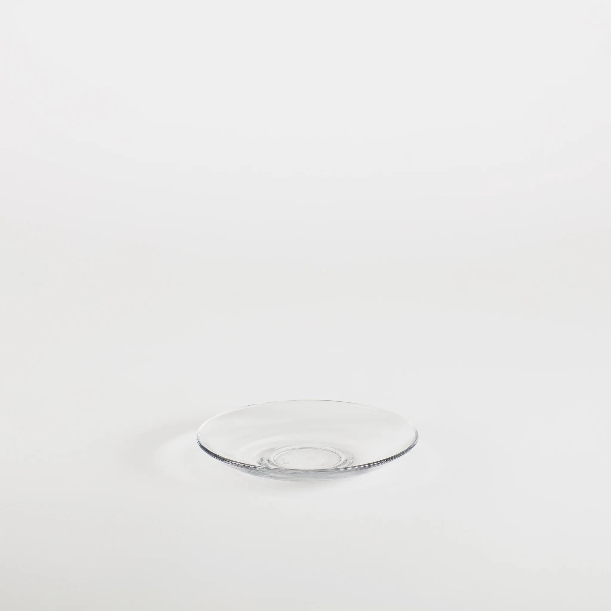 Le Gigogne - Soucoupe en verre transparent 13,5 cm (lot de 6)