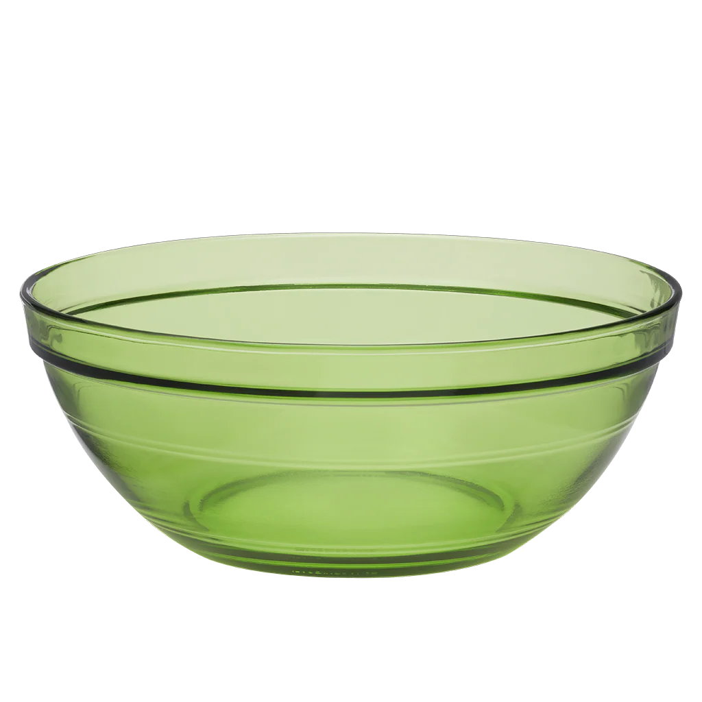Le Gigogne - Saladier en verre Empilable 1,59L - 20,5cm Vert