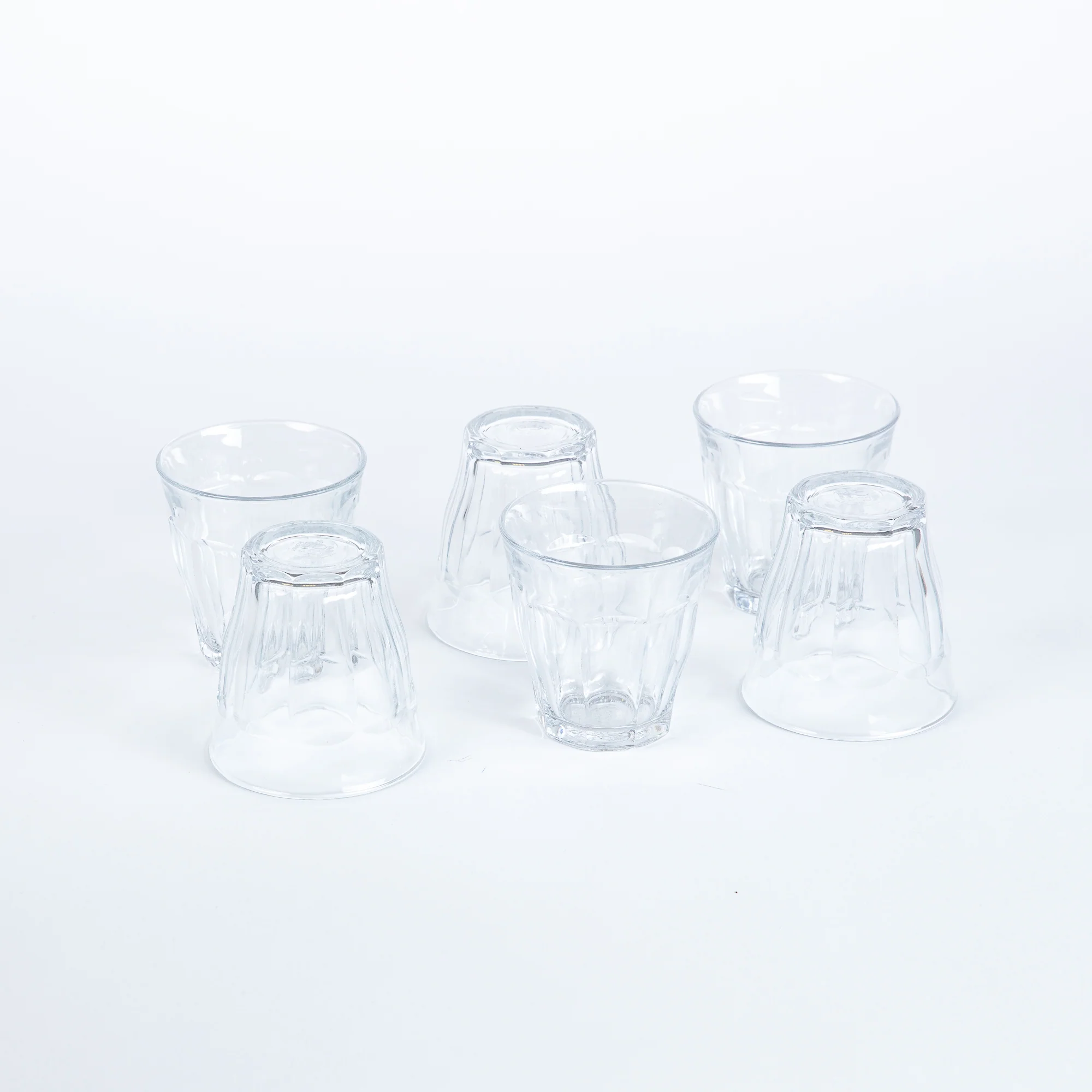 Le Picardie - Verre transparent 25cl -  80 ans (Lot de 6)
