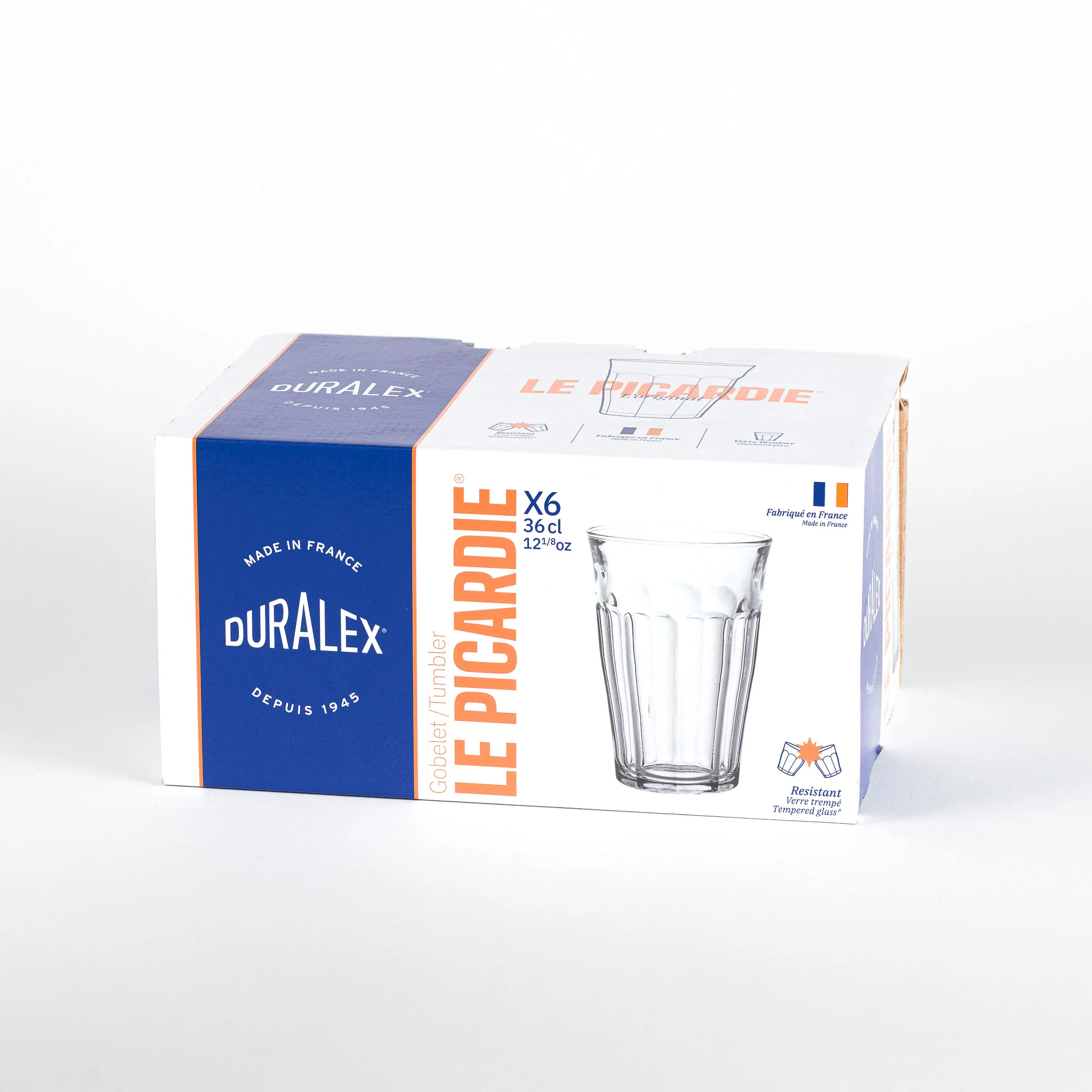 Le Picardie - Verre à eau - transparent - 36cl (Lot de 6)