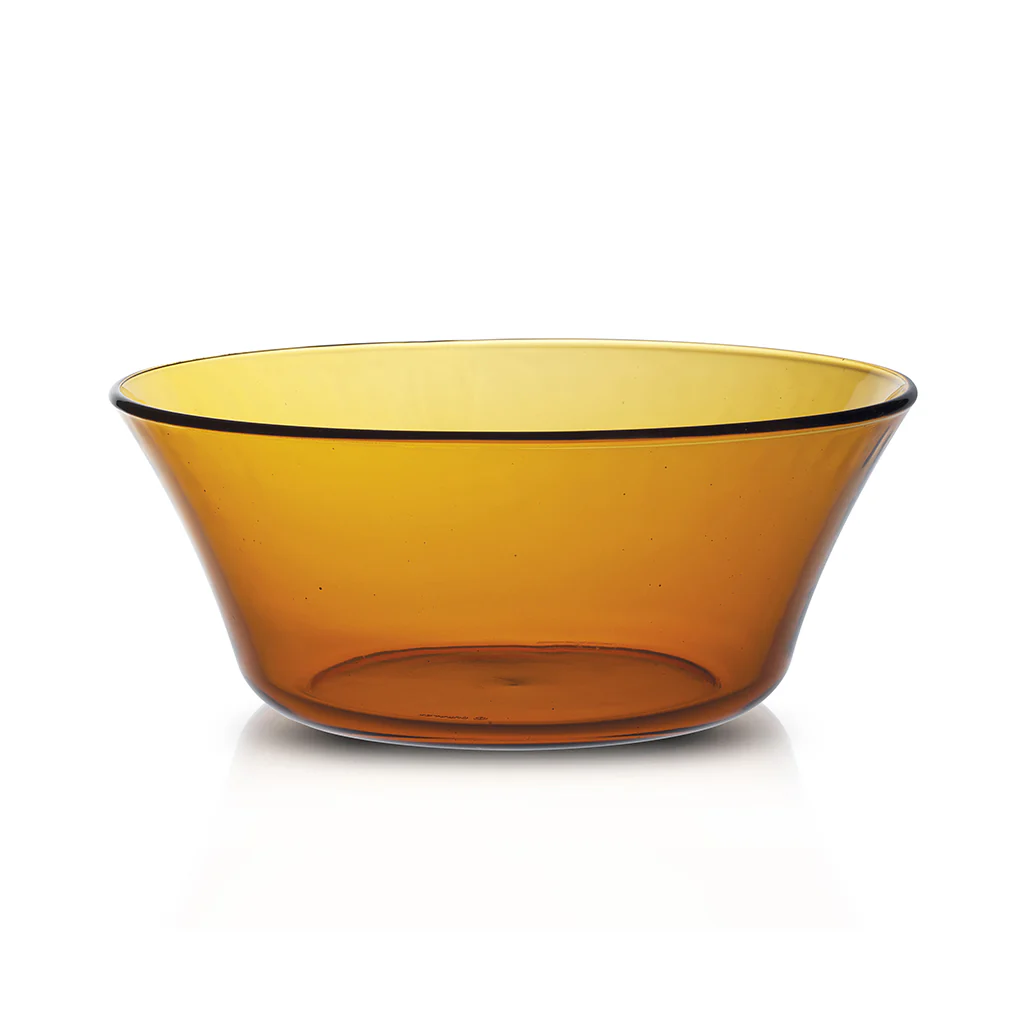 Lys - Saladier en verre - Vermeil - 23cm - 2,2l