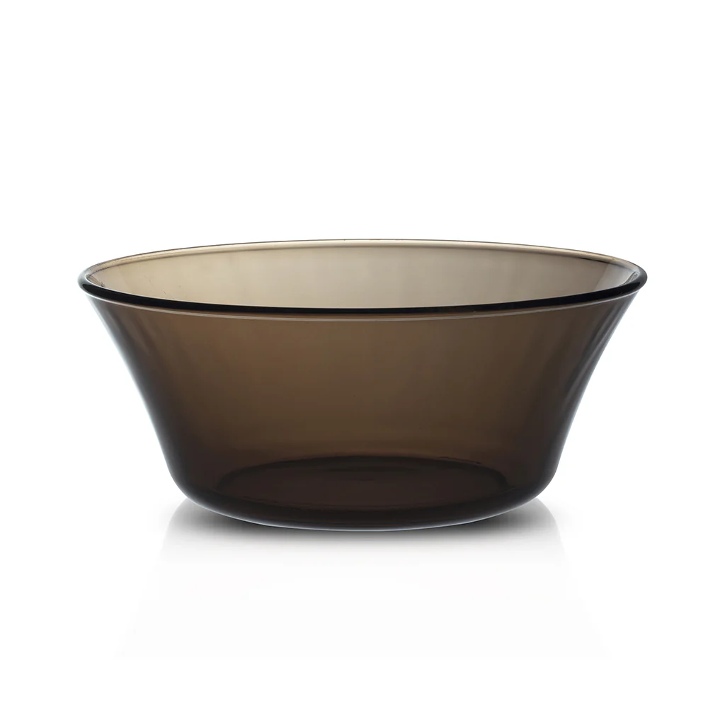 Lys - Saladier en verre - Sépia - 17cm - 91cl