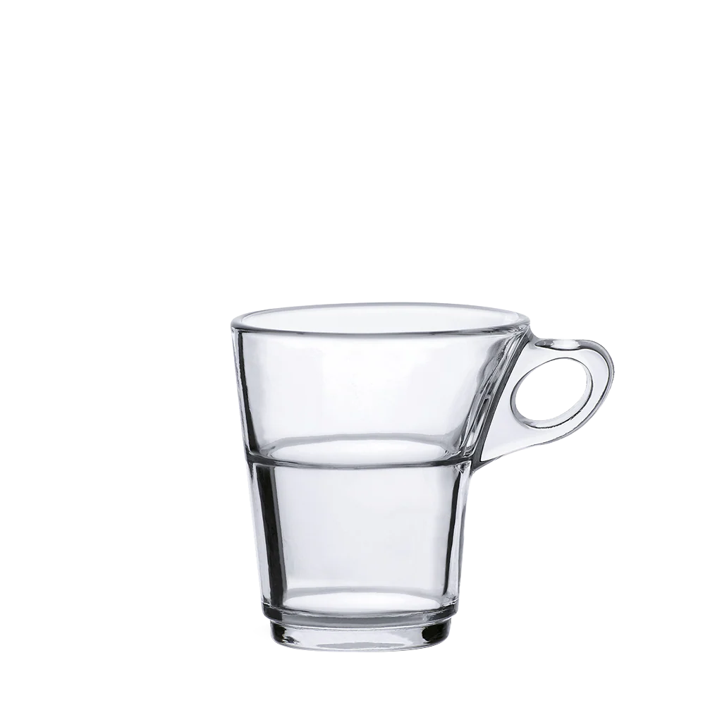 Caprice - Tasse en verre transparent 9 cl  (Lot de 6)