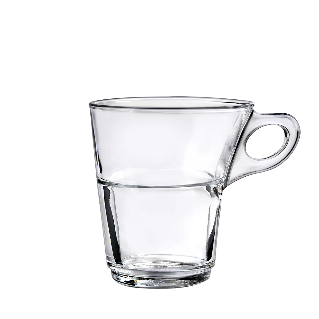 Caprice - Tasse en verre transparent 22cl - (Lot de 6)