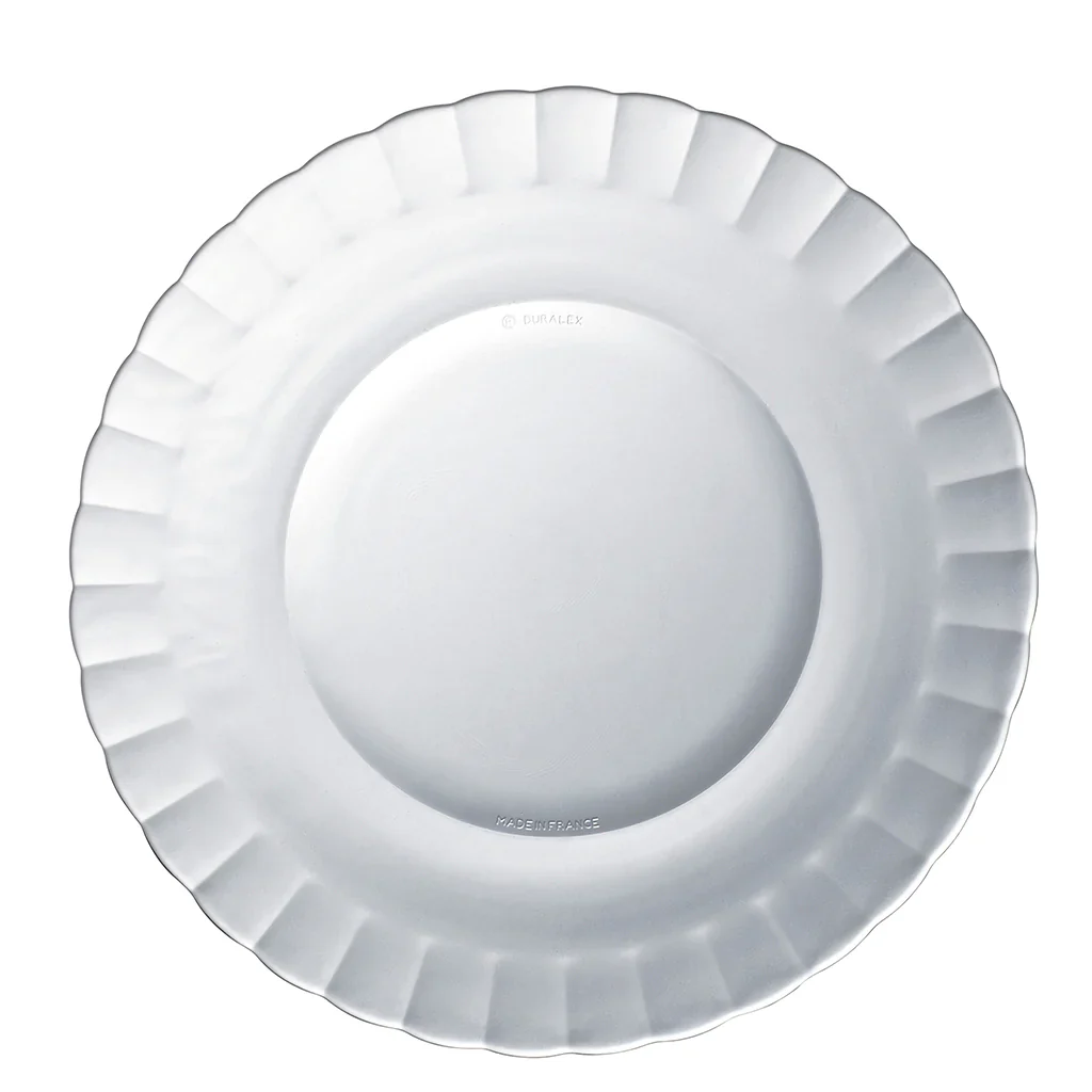 Picardie - Assiettes transparentes x6 - 26cm