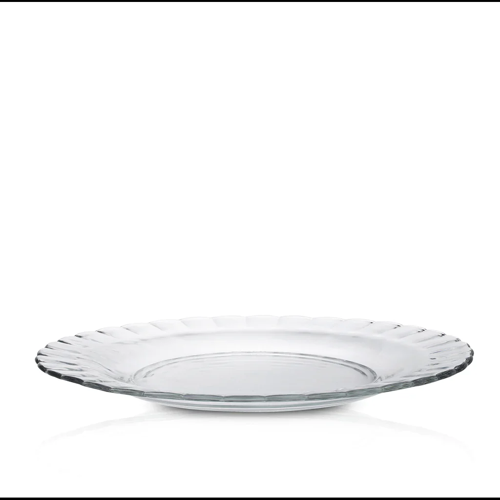 Picardie - Assiettes transparentes x6 - 26cm