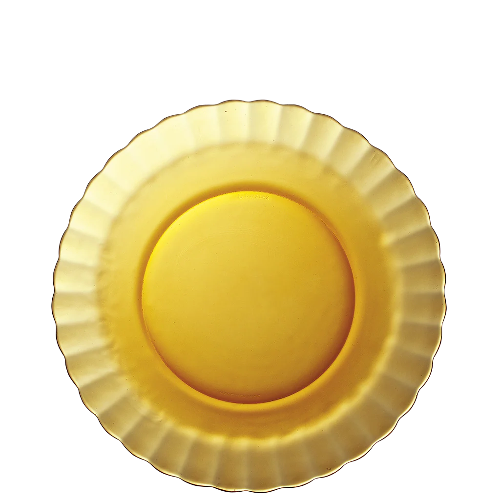 Picardie - Assiettes creuses x6 - 23cm - Vermeil