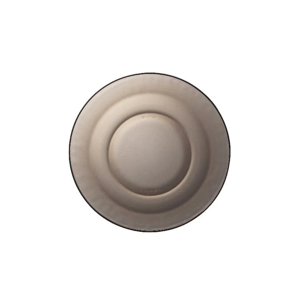 Lys - Assiette creuse x6 - 21cm - Sépia