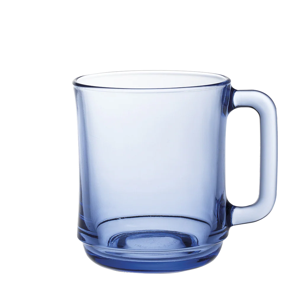 Lys - Tasse en verre Bleu Marine 31 cl (Lot de 6)