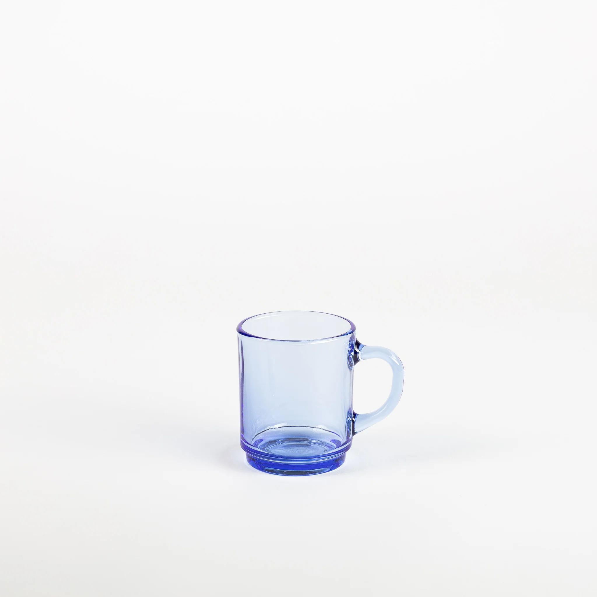 Versailles - Mug en verre Bleu Marine 26 cl (Lot de 6)