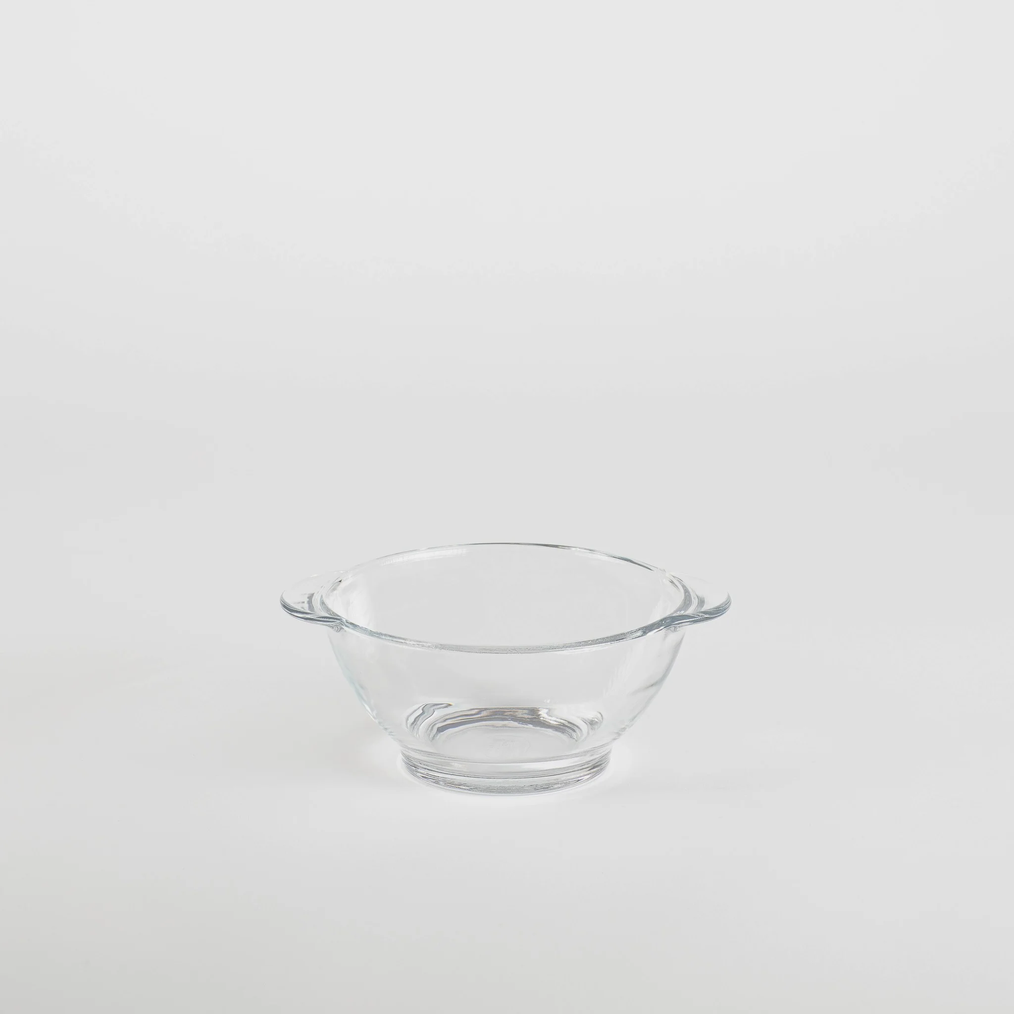 Lys - Bol en verre transparent à oreilles 51cl (Lot de 6)