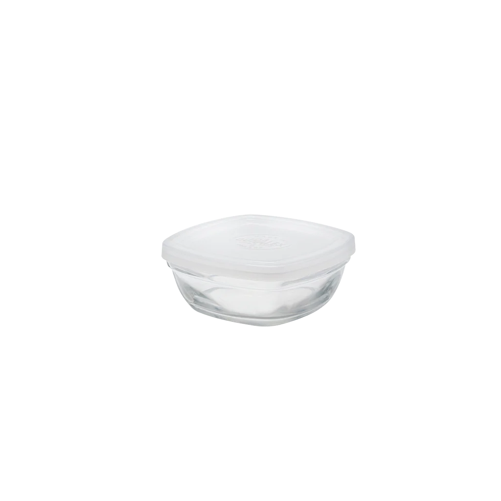 Freshbox - Boite de conservation carrée couvercle blanc 30cl