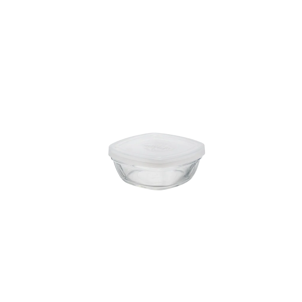 Freshbox - Boite de conservation carrée couvercle blanc 15cl